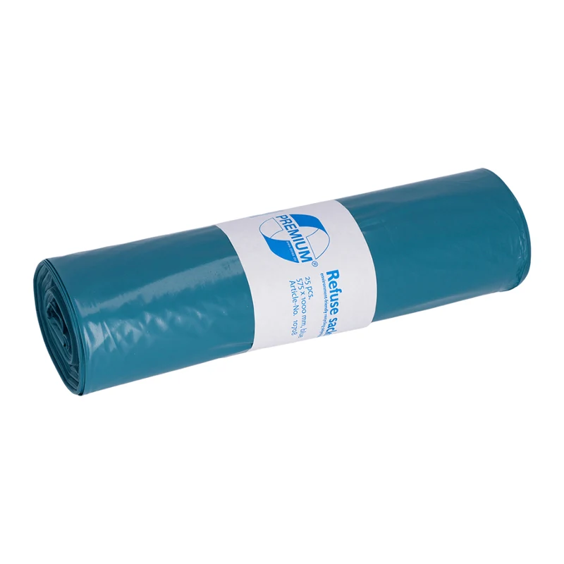 Sacchetti di immondizia premium deiss da LDPE, 10708, 70 litri | Ruolo (25 pezzi)