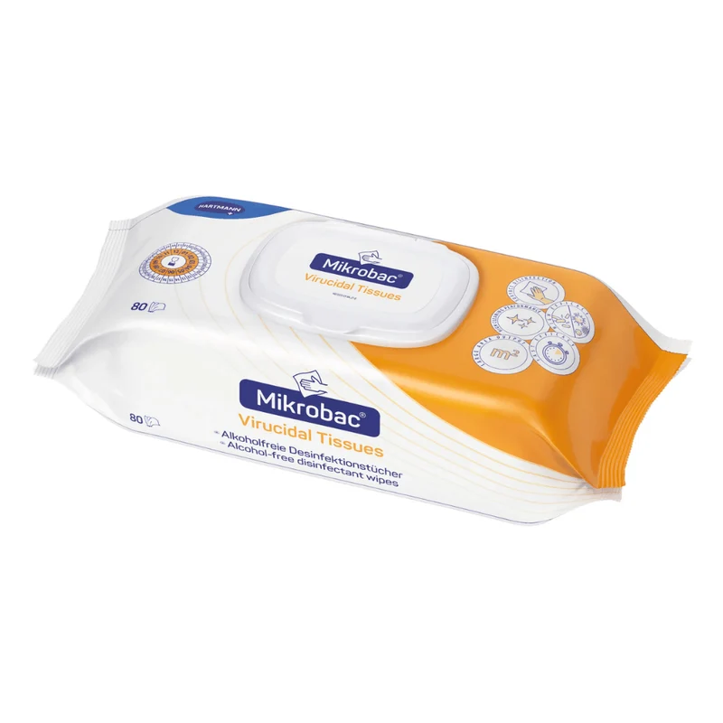 Tissui virucidali Microbac® | Pacchetto (80 asciugamani)
