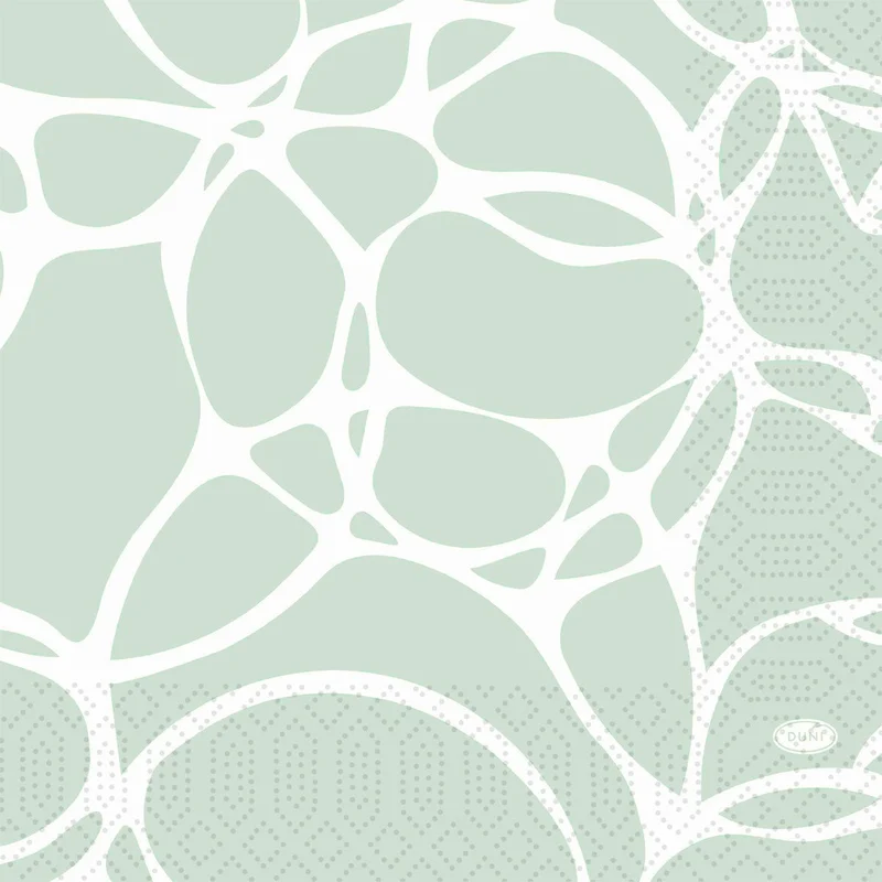 Tovaglioli 33 cm 3 strati 1/4 piega Ocean Mint Tovaglioli di carta | Confezione (250 pezzi)