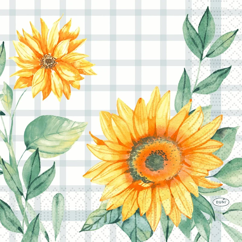 Serv.33x33 3lg 1/4 Girasole | Confezione (250 pezzi)