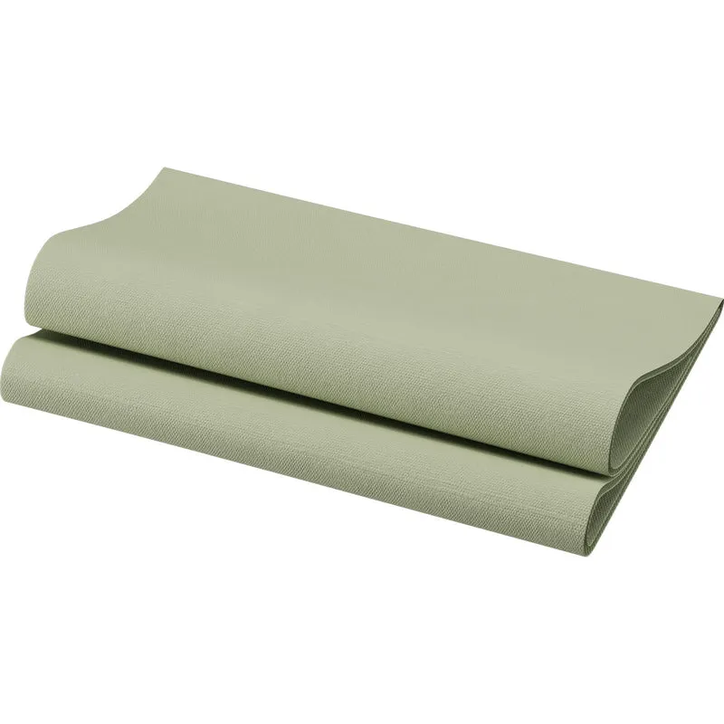 Bio-Dunisoft Tovaglioli 40x40 cm 1/4 piegati pistacchio | Confezione (60 pezzi)