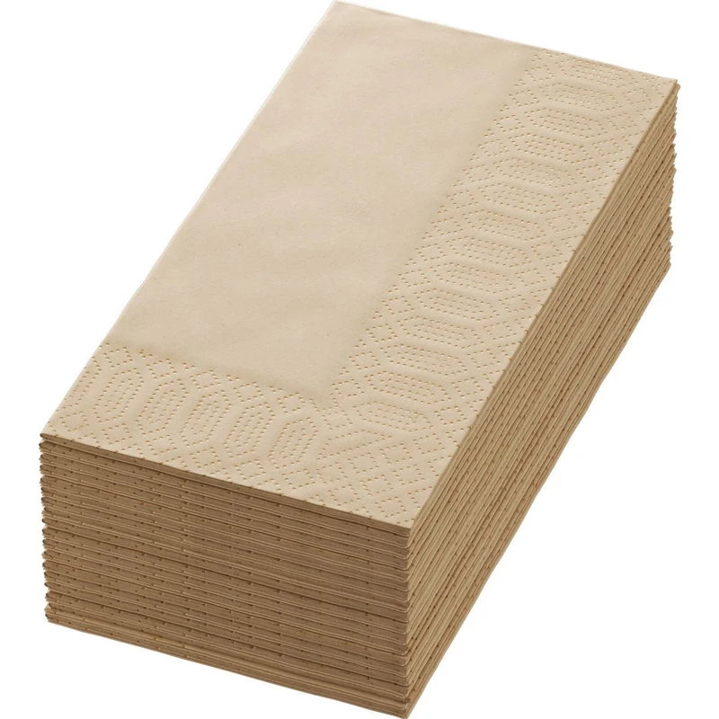 Zellt.-Serv.40x40 2lg BF Meadow natural - Tovaglioli di alta qualità | Confezione (300 pezzi)