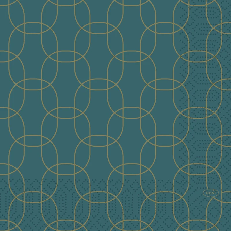 Tovaglioli 33x33 cm, 3 strati, Golden Deco | Confezione (50 pezzi)