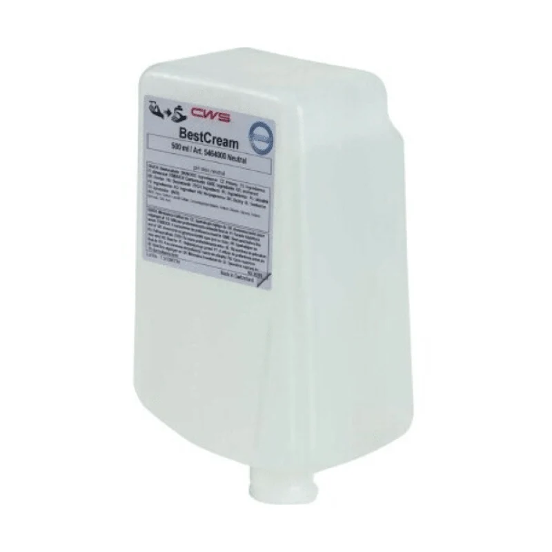 CWS Crema di Sapone BestCream Neutro 500 ml Ricarica Sapone | Bottiglia (500 ml)