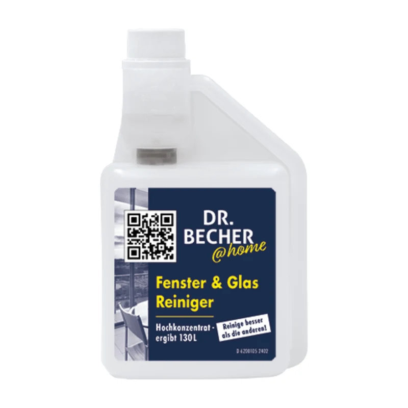 DR.BECHER @home Finestra e detergente per vetri | Bottiglia (500 ml)