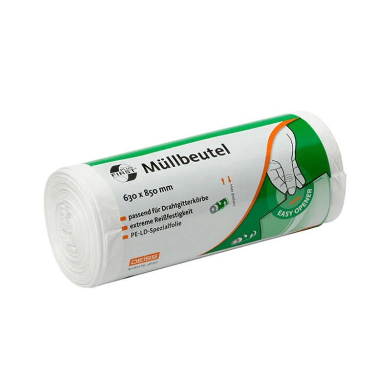 DEISS First Plus® Garbage Borse da 80 litri LDPE 36030 | Ruolo (40 pezzi)