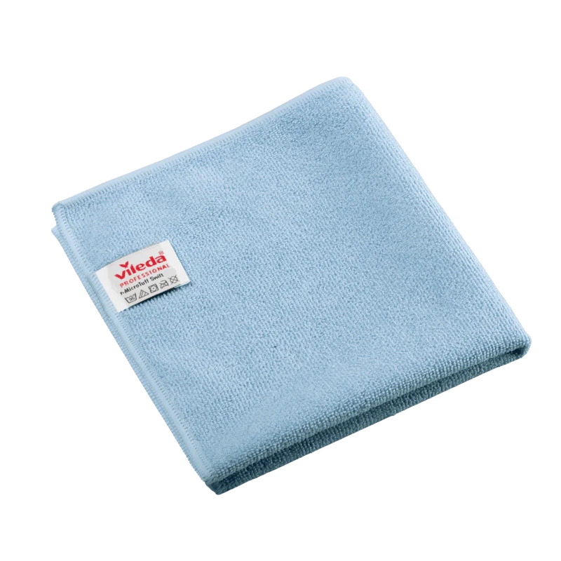 Vileda Professional R-Microtuff Swift Microfibre Panno, diversi colori | Pacchetto (5 asciugamani)