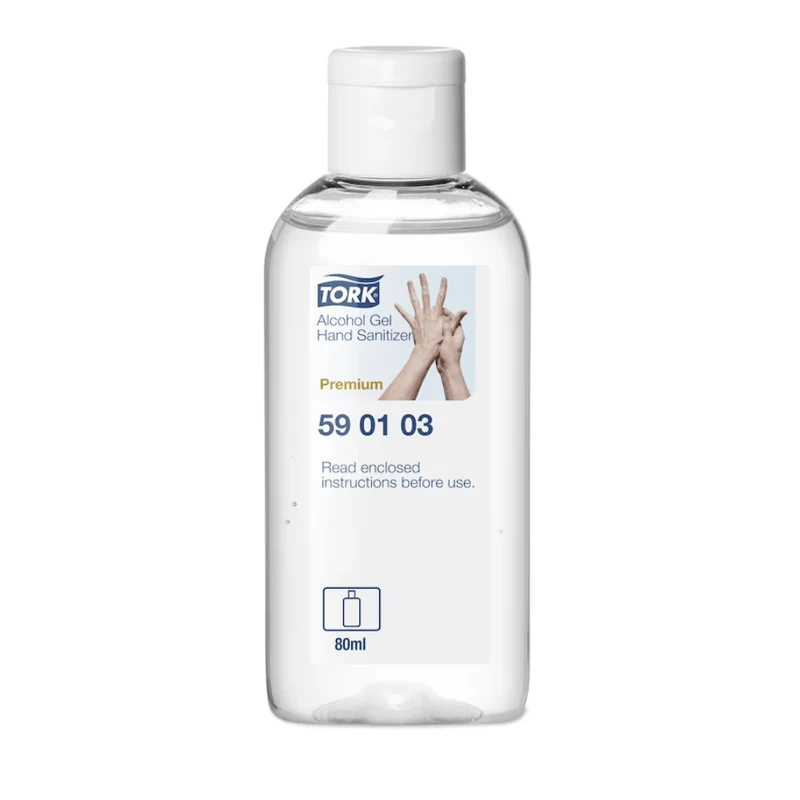 TORK 590103 Gel di disinfezione a mano Premium 80ml | Cartone (24 bottiglie)