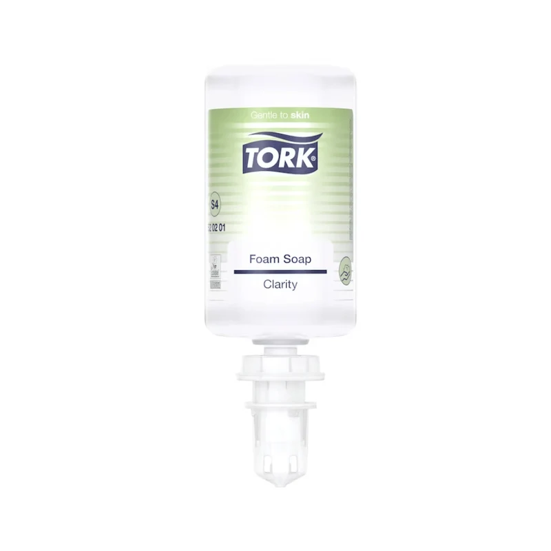 Tork 520201 Sapone in schiuma per mani puro Premium S4 | Cartone (6 bottiglie)