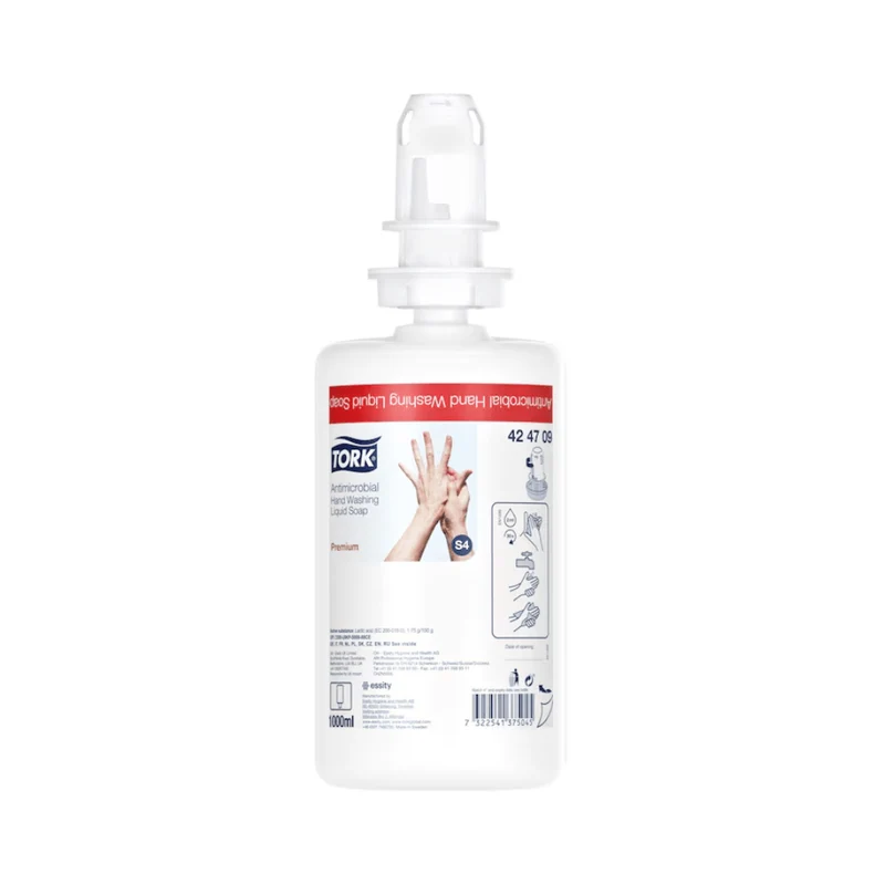 TORK 424709 sapone liquido antimicrobico 1000 ml | Cartone (6 bottiglie)