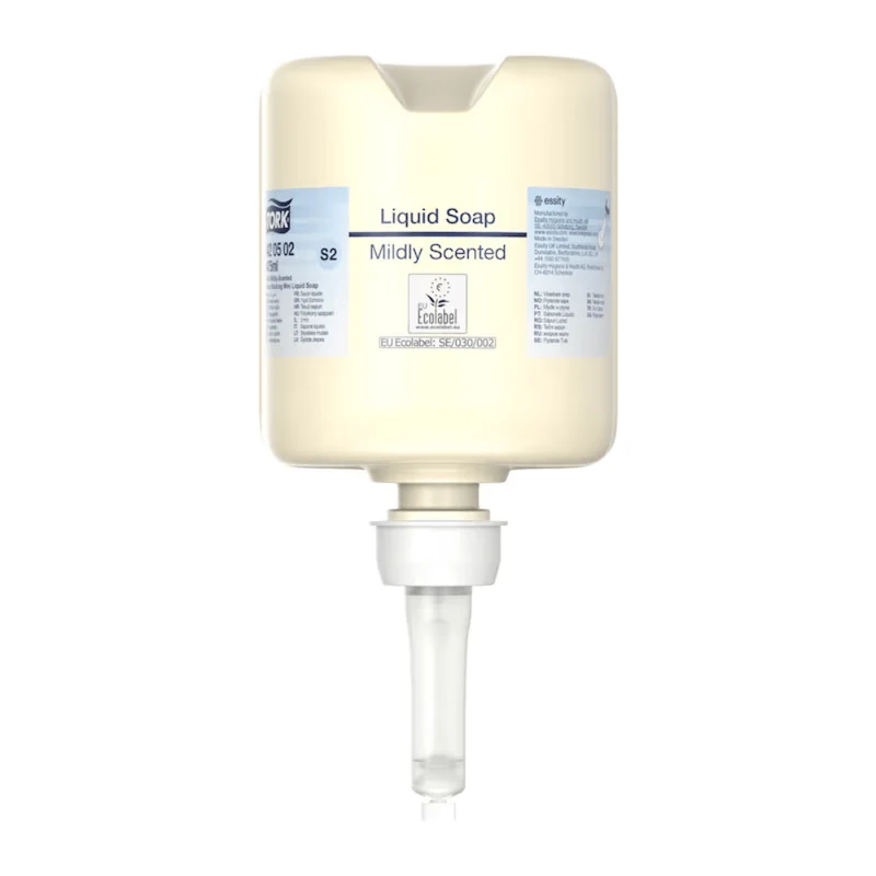 TORK 420502 Mini sapone liquido, fragranza delicata, 475 ml | Cartone (8 bottiglie)