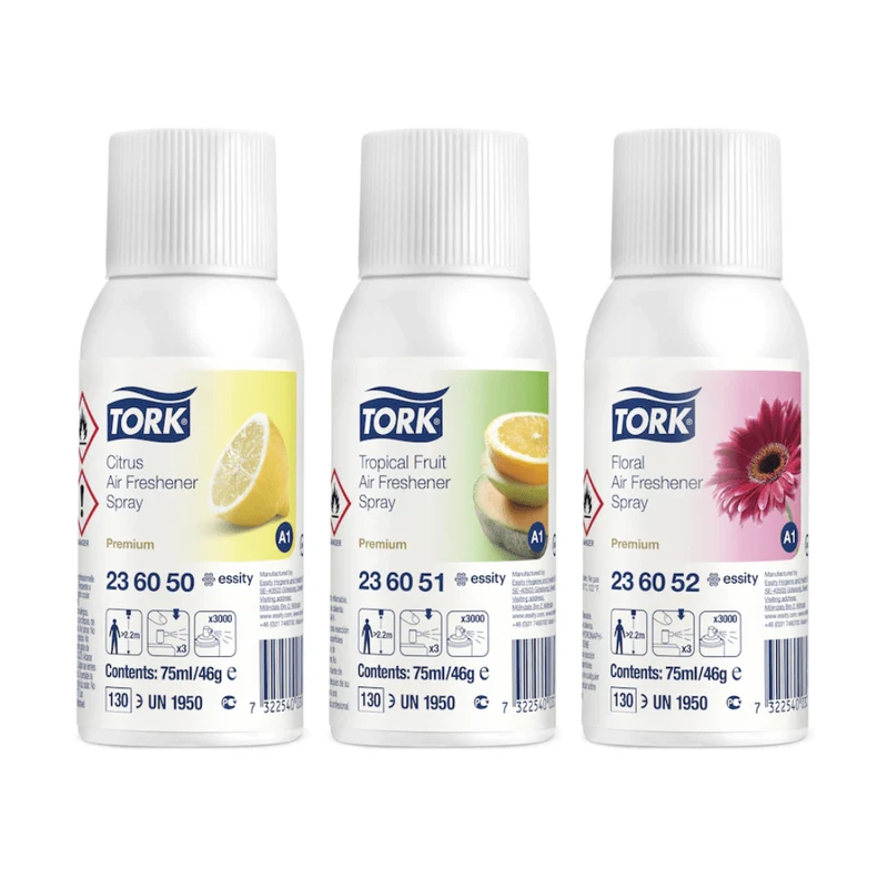 TORK 236056 AIR FRISCHER SPRAY in pacchetto misto | Cartone (12 bottiglie)