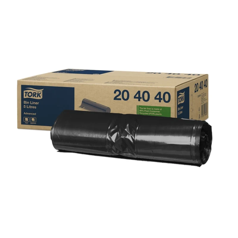TORK 204040 BASSO DI GARBA 5 L Nero B3 32,5 x 40 cm | Cartone (20 ruoli)