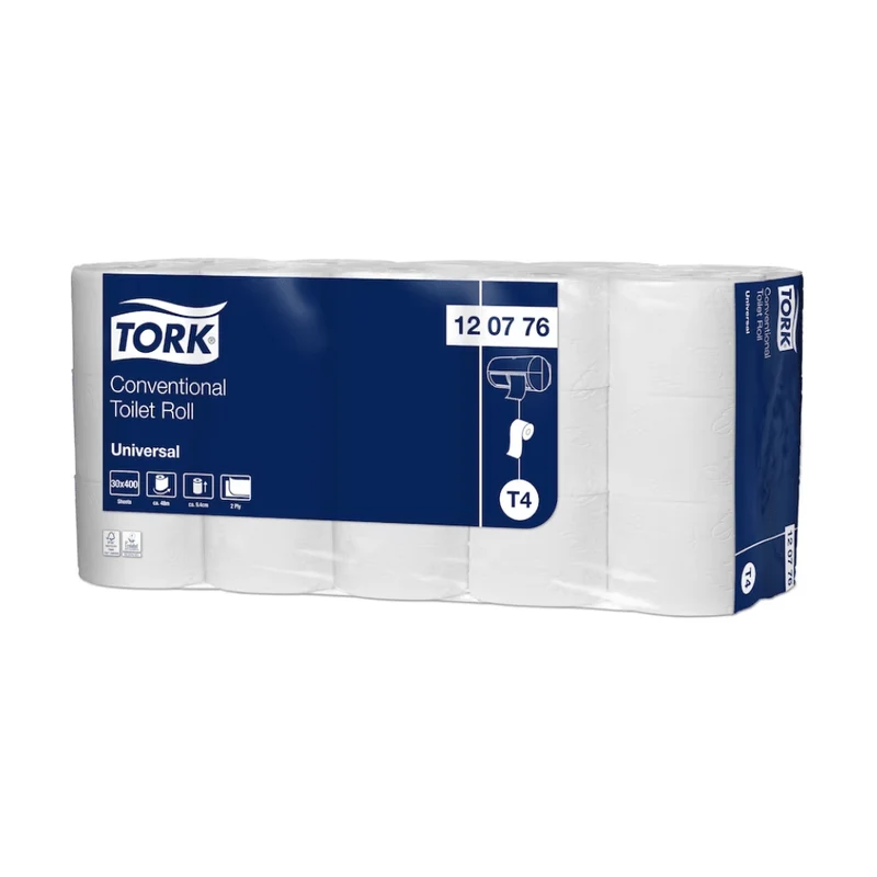 TORK 120776 Piccola carta igienica universale T4 2-strato 48M | Cartone (30 ruoli)