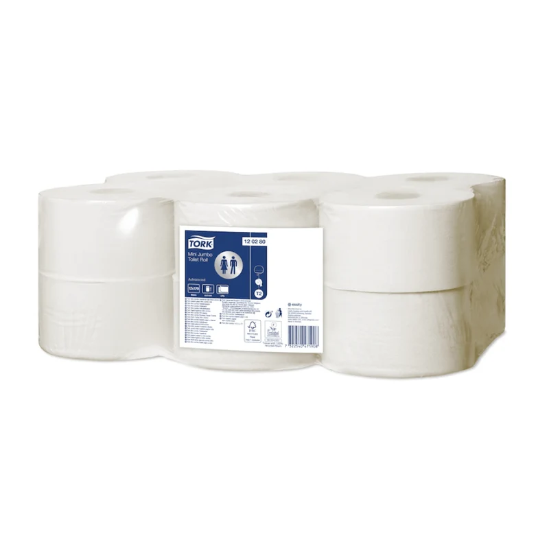TORK 120280 MINI JUMBO WCART AVANZATO T2 2-LAGIG | Cartone (12 ruoli)