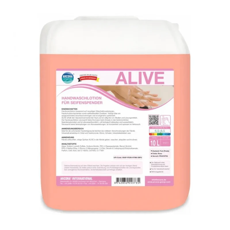 Arcora Alive Handwashlotion per donazioni di sapone | Contenitore (10 L)