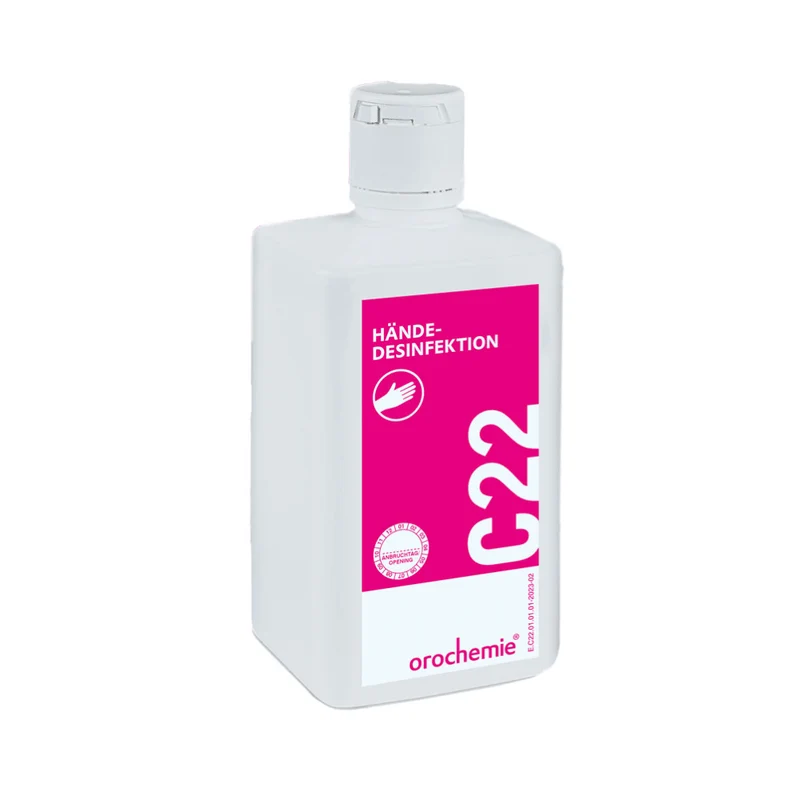 Orochimica C 22 Disinfezione a mano, pronta per l'uso | Bottiglia (500 ml)