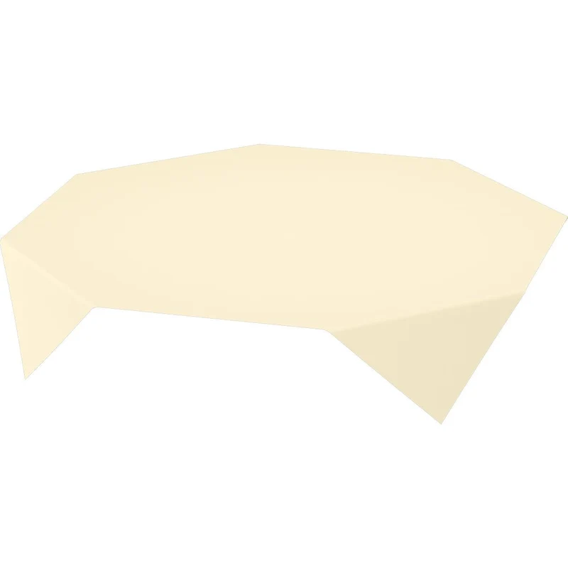 Evolin Tovaglia centrale 84x84 cm, crema - Elegante decorazione da tavola per ogni occasione | Confezione (14 pezzi)