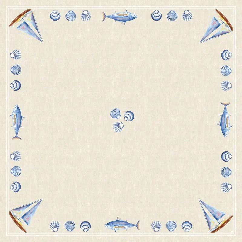 Dunicel tovaglia centrale 84x84 cm - Decorazione da tavola di alta qualità in Tide | Confezione (20 pezzi)