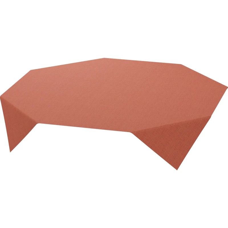 Coperte centrali Dunisilk 84 x 84 cm Linnea Earth Terra | Pacchetto (20 pezzi)