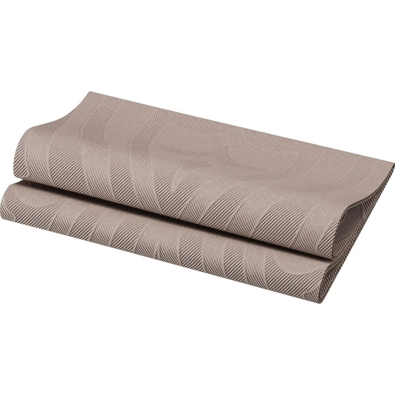 Elegance Tovagliolo 40x40 cm, Lily Greige - Decorazione da tavola di alta qualità | Confezione (40 tovaglioli)