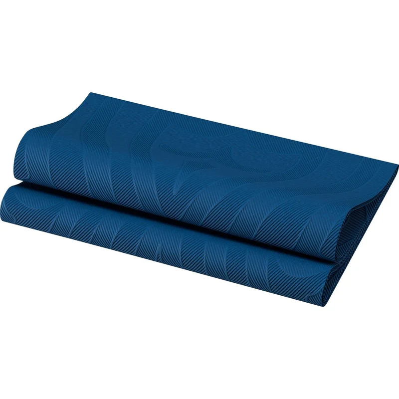 Elegance tovaglioli 40x40 cm blu scuro - Decorazione da tavola di alta qualità | Confezione (40 tovaglioli)