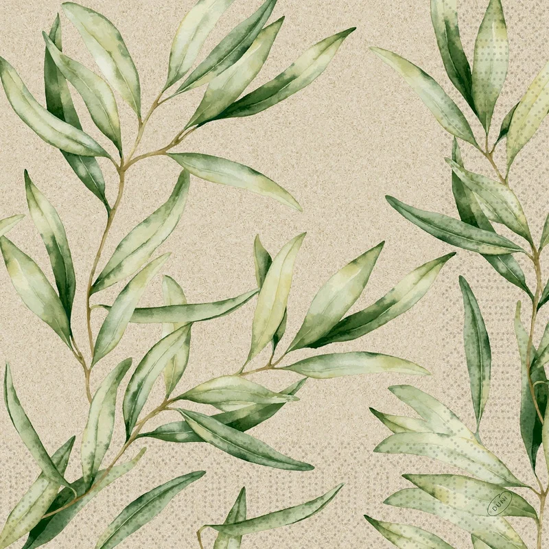 Fukind di stoffa cellulare 40 x 40 cm 3 strati 1/4 volte fogliame | Pacchetto (250 pezzi)