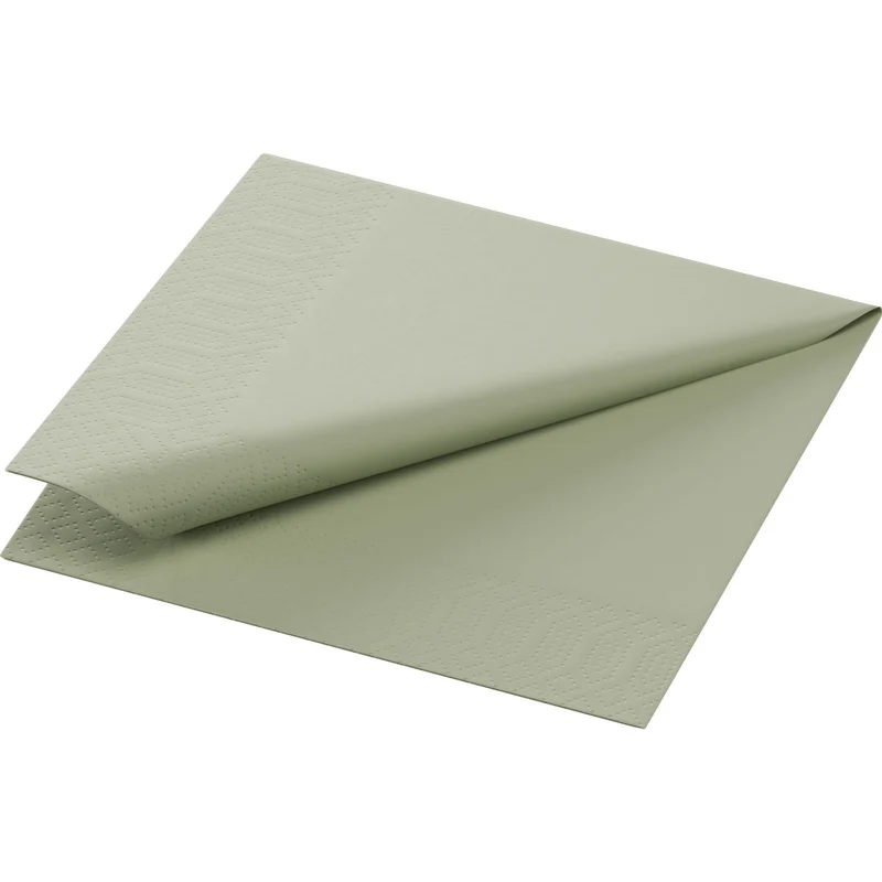 Tovaglioli di carta 24x24 3 strati 1/4 verde pistacchio - Tovaglioli di carta di alta qualità | Confezione (250 pezzi)