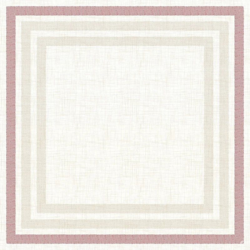 Dunicel tovaglia centrale 84x84 cm Rigato bordeaux - Decorazione da tavola di alta qualità | Confezione (100 pezzi)