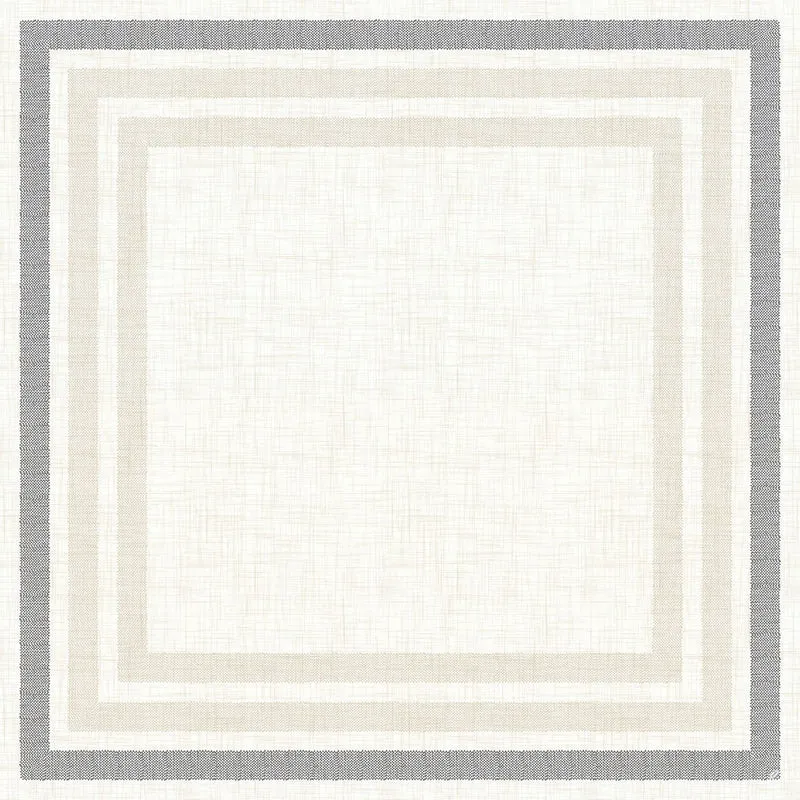 Dunicel tovaglia centrale 84x84 cm, Rigato nero | Confezione (20 pezzi)