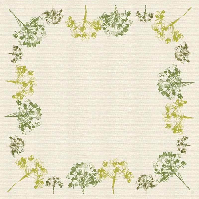 Dunisilk MD 84x84 cm, verde Umbles per feste | Confezione (20 pezzi)