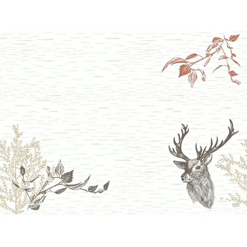 Set Bio-Dunicel 30x40 cm, Design Legno & Cervo | Confezione (100 pezzi)