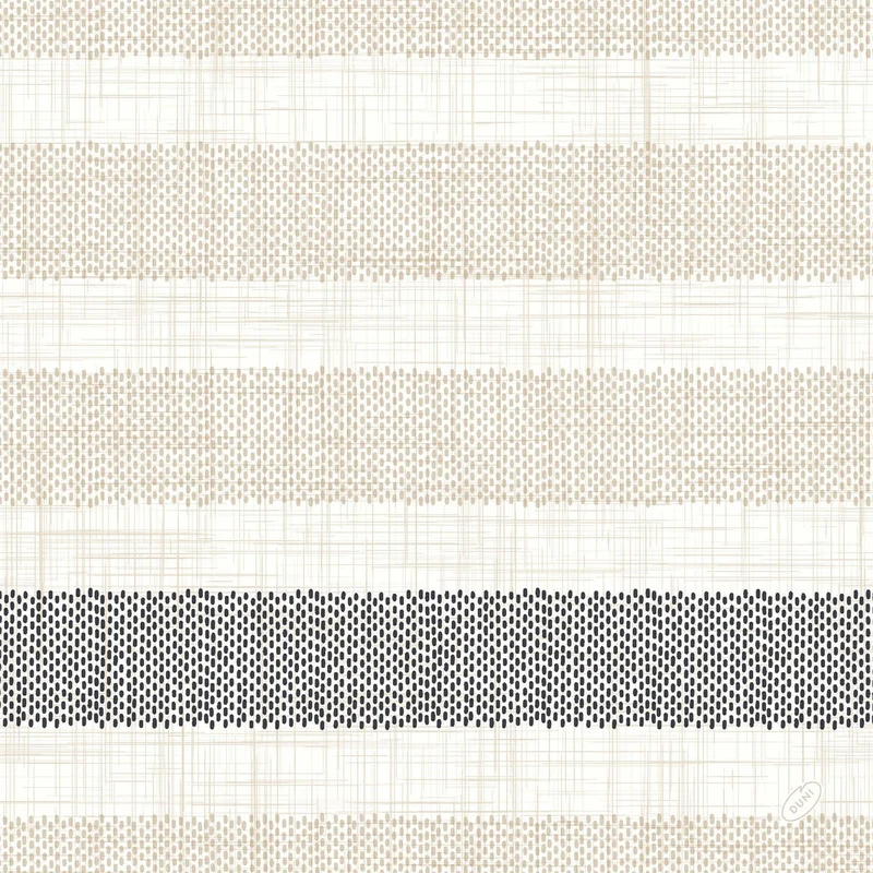 Dunilin Tovaglioli 40x40 cm, Rigato nero - Decorazione da tavola di alta qualità | Confezione (45 tovaglioli)
