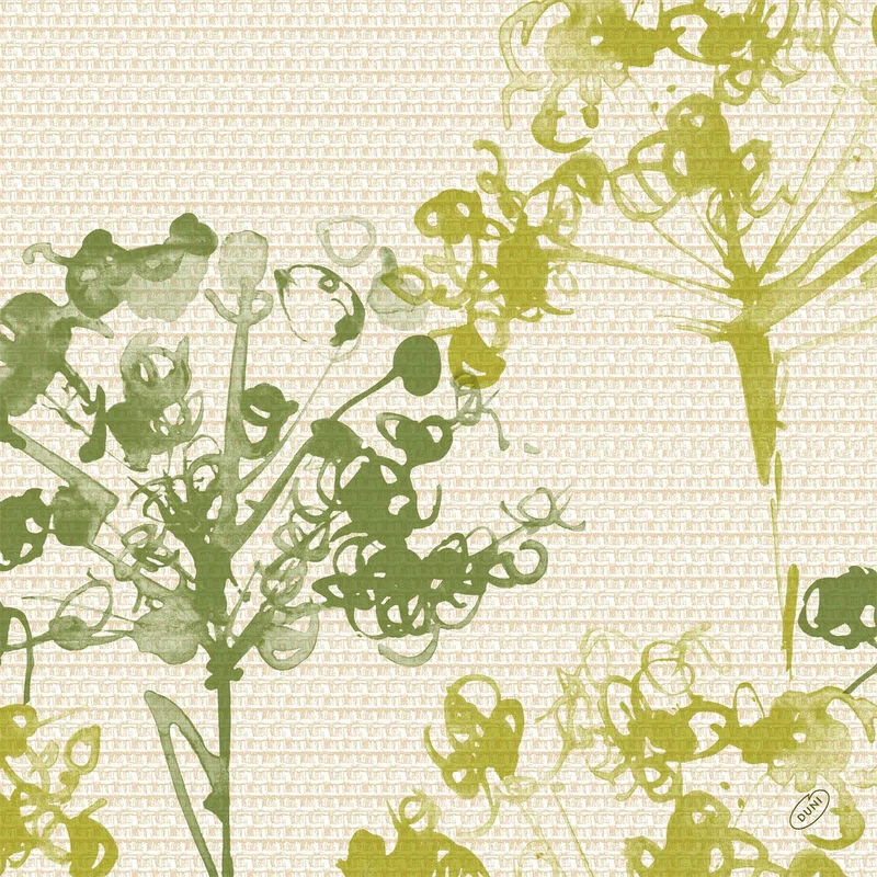 Tovaglioli Bio-Dunisoft 40x40 cm verde - Amichevoli per l'ambiente Umbles | Confezione (60 tovaglioli)