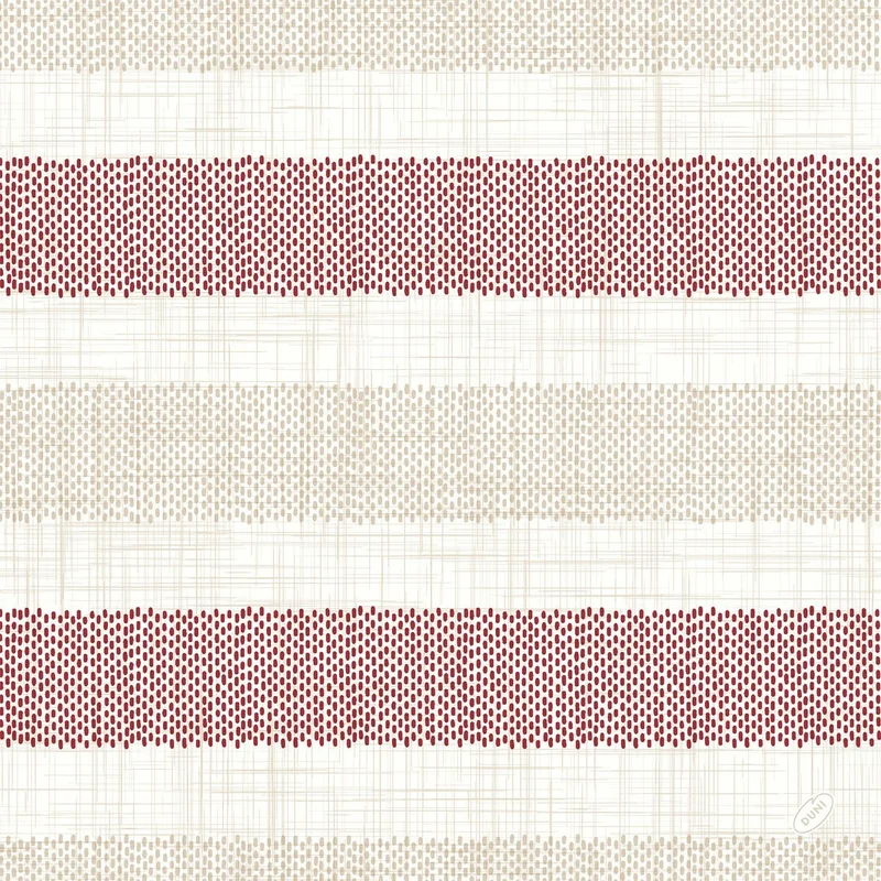 Zellt tovaglioli 40x40 cm Classico Rigato bordeaux | Confezione (50 tovaglioli)