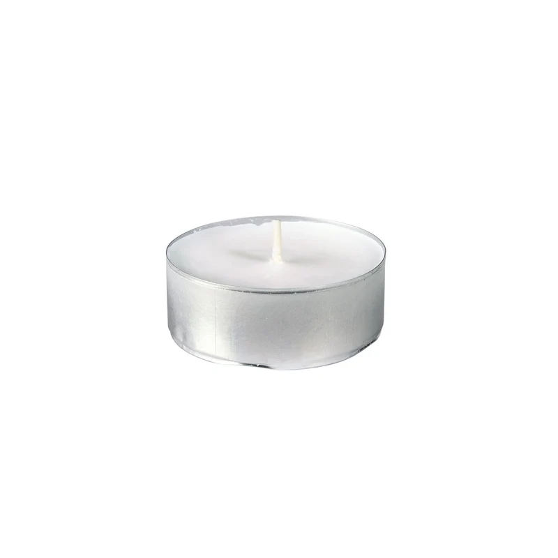 Candele scaldavivande 60 mm, bianche - Ideali per buffet e feste | Confezione (20 pezzi)