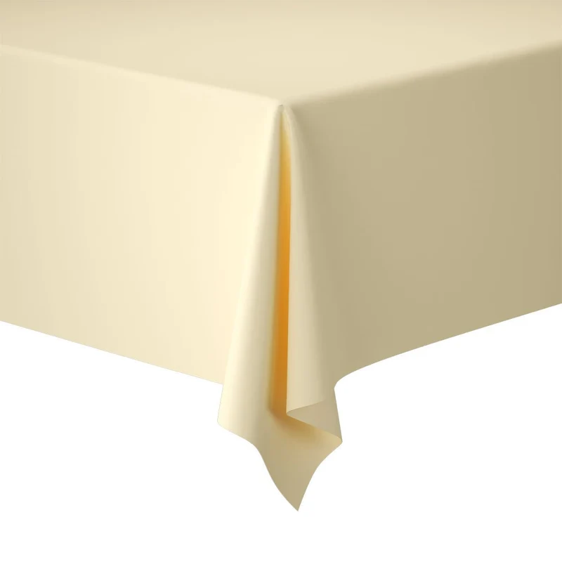 Rotolo di tovaglia di carta 50x1,18 m, crema - Decorazione da tavola di alta qualità | 1 rotolo