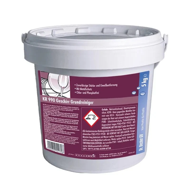 Dr. Becher KR 990 Piatti Cleaner di base - 5 kg | Bucket (5 kg)
