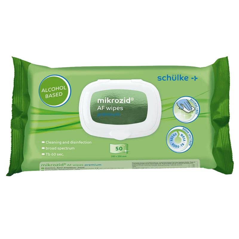 SCHORLKE MICROCIDE AF Wipes Wipes Premium Disinfection - 50 asciugamani | Pacchetto (50 asciugamani)