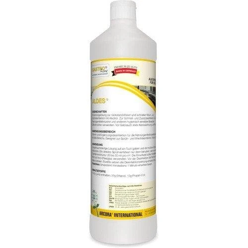 Arcora Aldes Disinfettante Rapido Alcolico Per Il Settore Alimentare | Bottiglia (1 l)