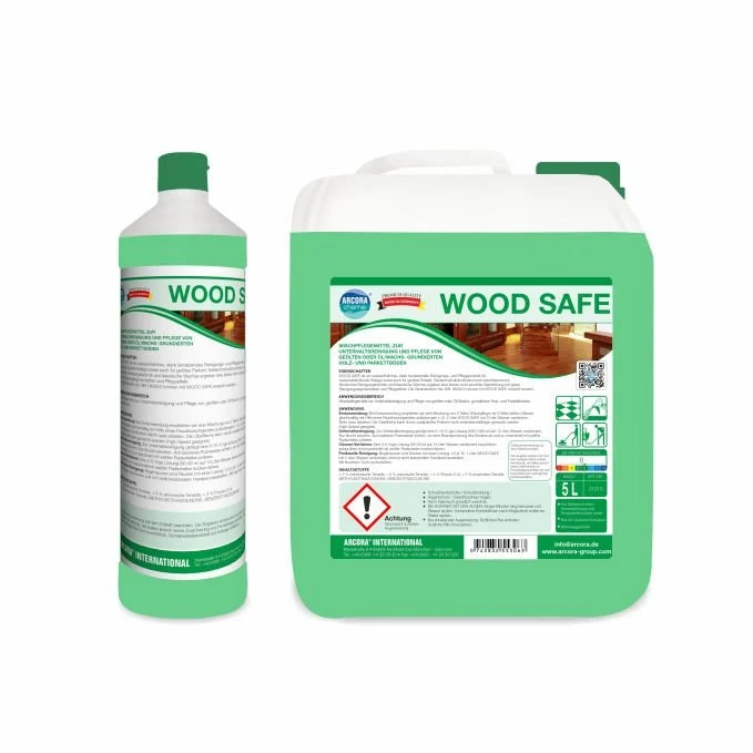 ARCORA Wood Safe Wiping Care per manutenzione e cura per pavimenti in legno e parquet olio o olio/cerato