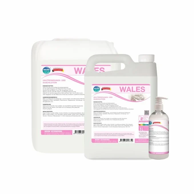 Lozione per la pulizia e la doccia di Arcora Wales