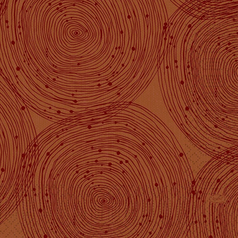 Tovagliolo di stoffa cellulare 33 x 33 cm 3 strati 1/4 volte terroso | Pacchetto (50 pezzi)