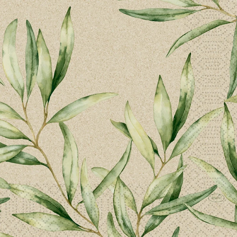 Tovagliolo di stoffa cellulare 33 x 33 cm fogliame a 3 strati 1/4 volte | Pacchetto (250 pezzi)