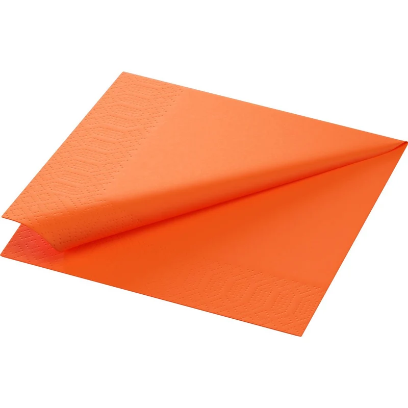Zellt tovaglioli 33x33 cm, 1/4 arancione sole - Decorazione da tavola di alta qualità | Confezione (250 tovaglioli)