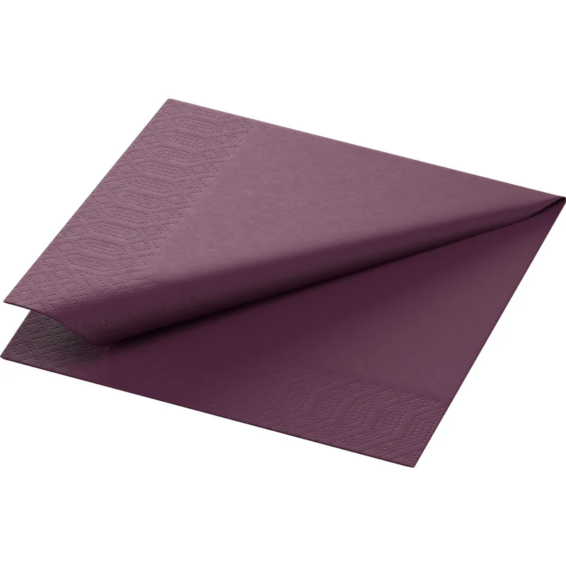 Tovaglioli di cellulosa 24x24 cm, 3 strati, goffrati, confezione da 250 pezzi | Confezione (250 tovaglioli)