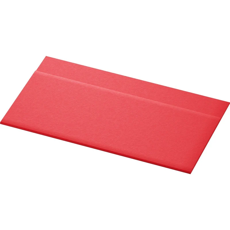 Tovaglioli di carta 33x32 cm, 1-velo, rosso - piega distributore, 6x750 | Confezione (750 tovaglioli)
