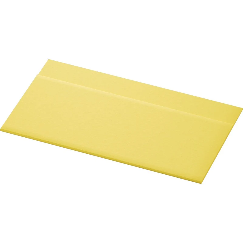 Tovaglioli di carta 33x32 cm, 1 strato, giallo - Confezione da 6x750 dispenser | Confezione (750 tovaglioli)