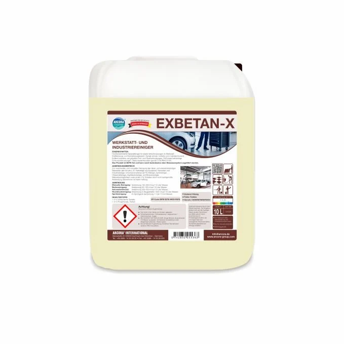 Arcora Exbetan-X Workshop e Cleaner industriale | Contenitore (10 L)
