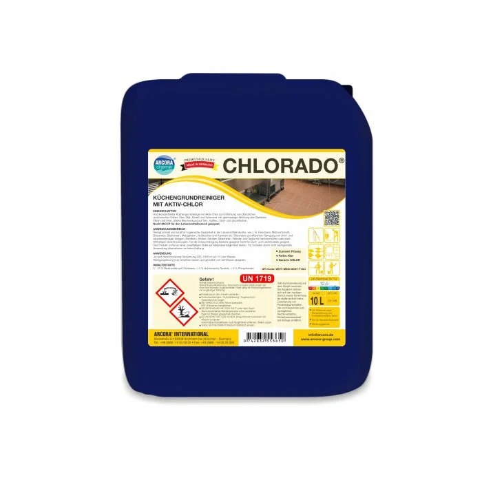Arcora Chlorado Kitchen Basic Cleaner con cloro attivo | Contenitore (10 L)